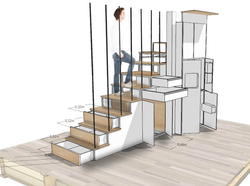 Détail de l'escalier 2