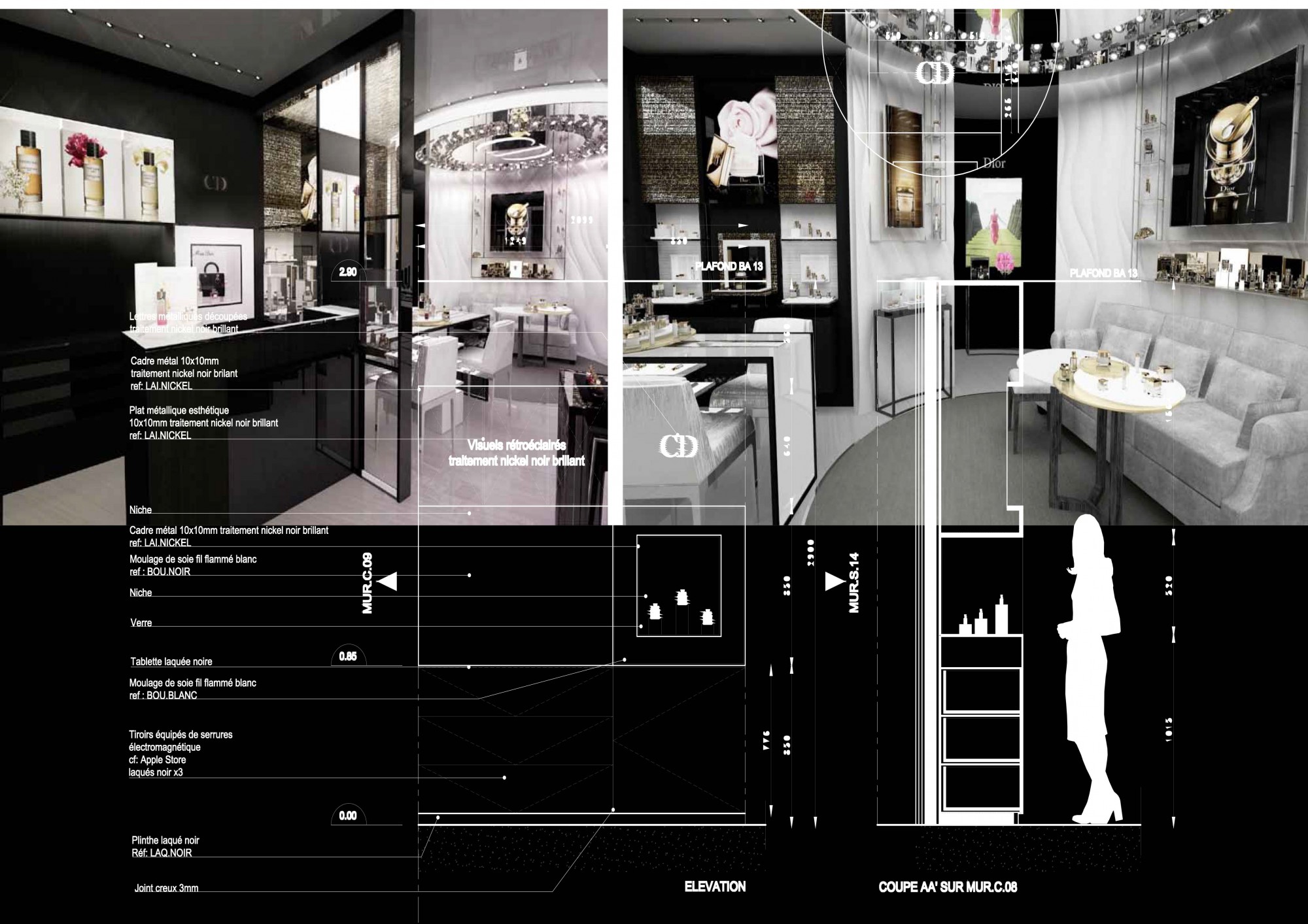 DIOR - Déploiement de concept - Centre commerciale IFC Shanghai
