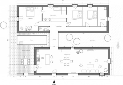 Plan de la villa