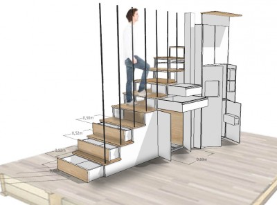 Détail de l'escalier 2