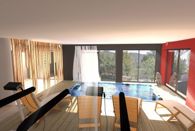Création d'un espace fitness dans la Bastide du vieux chêne à Condorcet