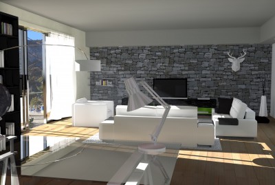 Vue intérieure de l'extension